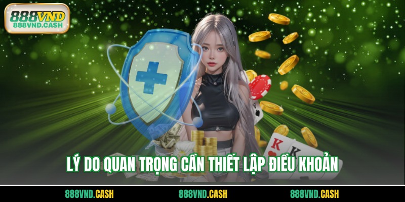 Lý do quan trọng cần thiết lập điều khoản