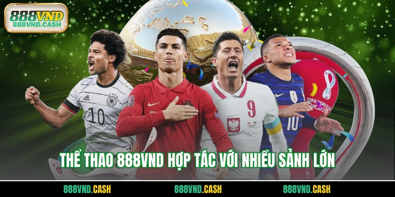 Thể thao 888vnd hợp tác với nhiều sảnh lớn